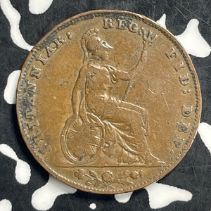 1853 Great Britain Farthing Lot#C0524
