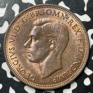 1943-I Australia 1 Penny Lot#E7179 High Grade! Beautiful!