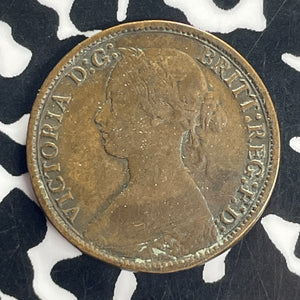 1866 Great Britain Farthing Lot#T8589