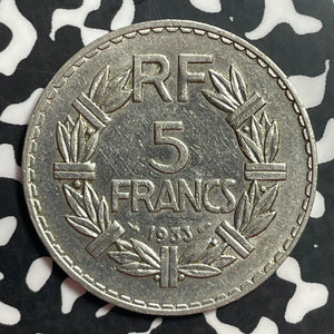 1933 France 5 Francs Lot#E7628