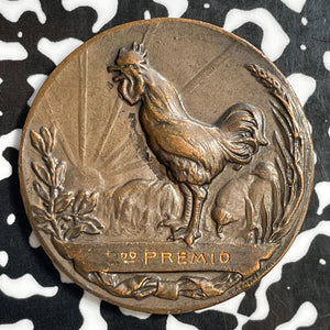 1918 Uruguay Rural Exposition Livestock Award Medal Lot#E2527 35mm