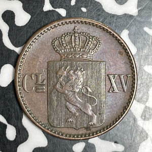 1870 Norway 1 Skilling Lot#T6171 Nice!