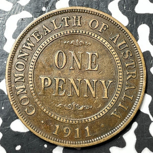 1911 Australia 1 Penny (4 Available) (1 Coin Only)