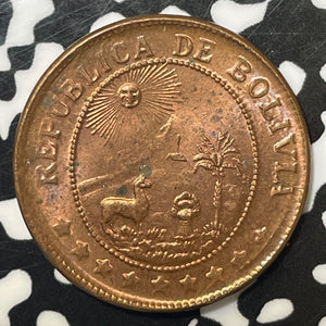 1942 Bolivia 50 Centavos Lot#E4464 High Grade! Beautiful!