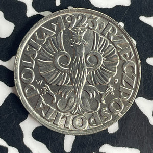 1923 Poland 20 Groszy Lot#T8845 High Grade! Beautiful!