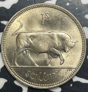 1966 Ireland 1 Shilling Lot#T9913 High Grade! Beautiful!