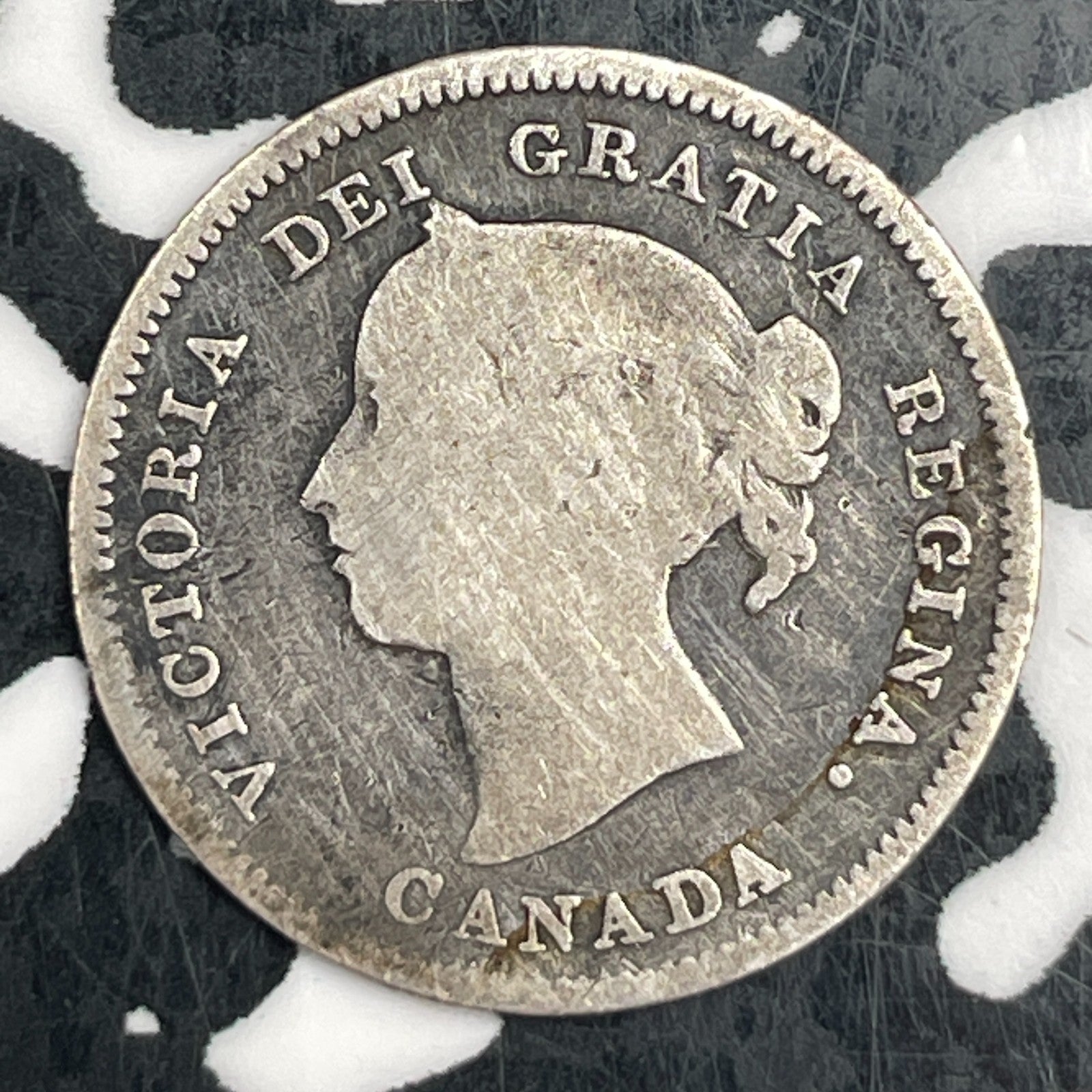 1886 Canada 5 Cents Lot#F5275 Silver!