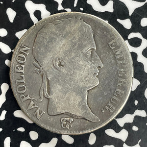 1812-D France Napoleon 5 Francs Lot#JM0100 Large Silver!