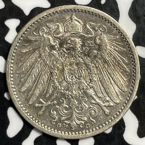 1907-G Germany 1 Mark Lot#E3809 Silver! Nice!