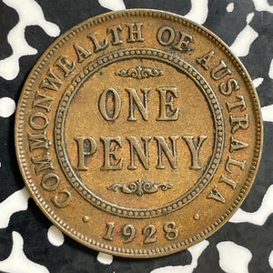 1928 Australia 1 Penny Lot#E7442