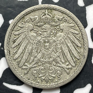 1903-A Germany 5 Pfennig (3 Available) (1 Coin Only)