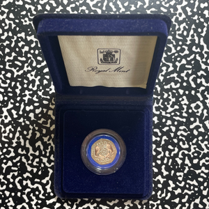 1982 G.B. 20 Pence Lot#B2500 Silver! Proof! With Case & C.O.A.