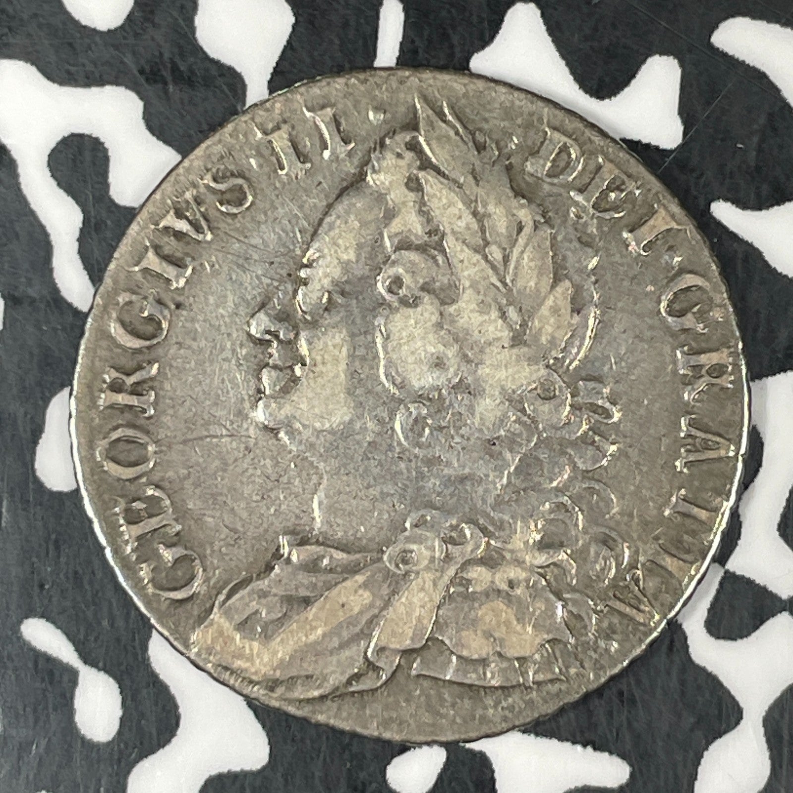 1758 Great Britain George II 1 Shilling Lot#JM0444 Silver!