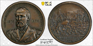 1929 Chile Battle Of Iquique 50th Anniversary Medal PCGS MS63 Lot#GV9066