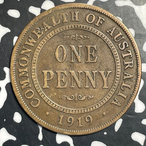 1919 Australia 1 Penny Lot#E7970 No Dot