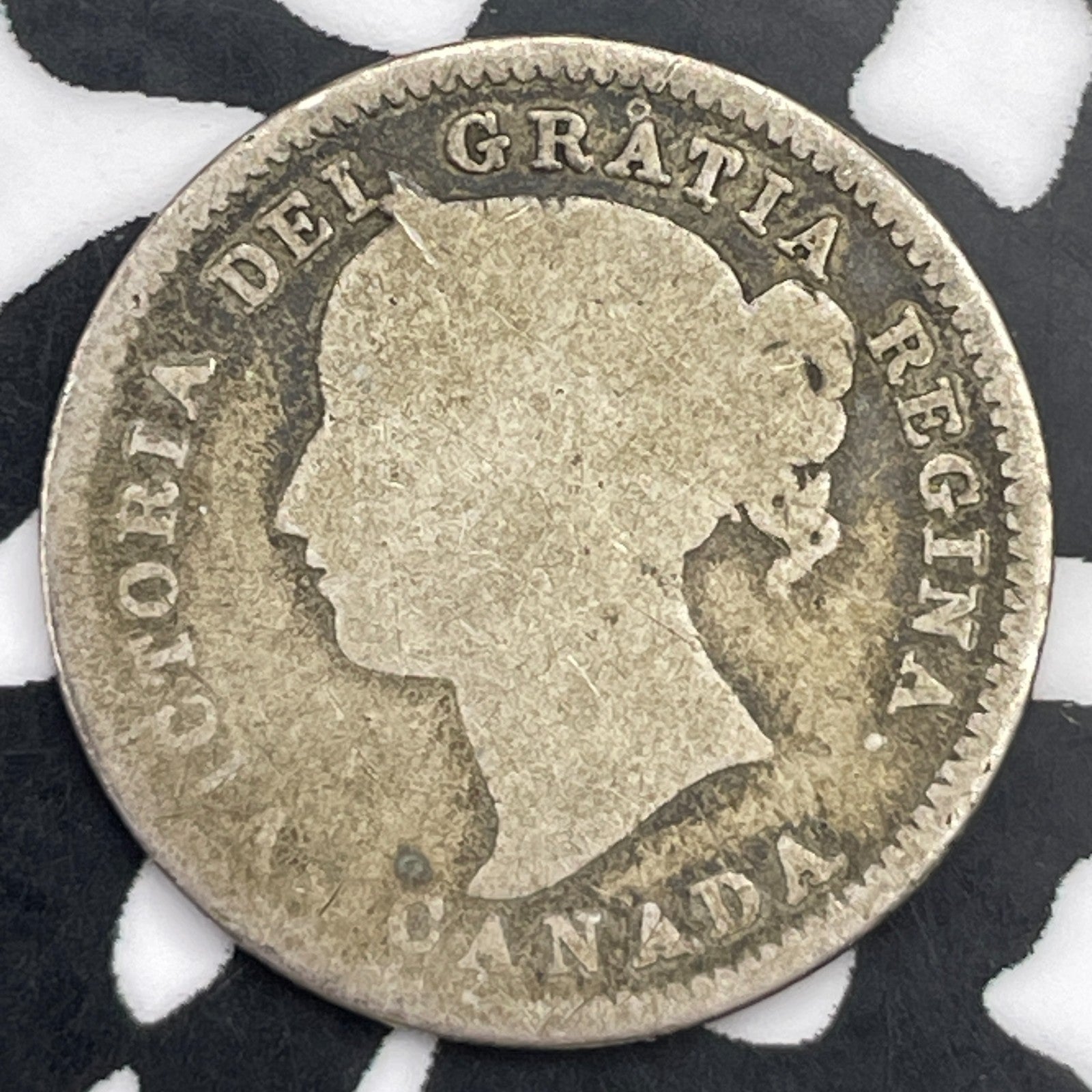 1870 Canada 10 Cents Lot#F2954 Silver!
