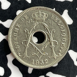 1932 Belgium 5 Centimes Lot#T7211 KM#93