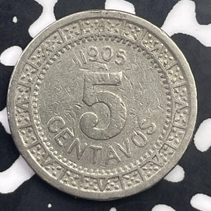1905-M Mexico 5 Centavos Lot#C1483