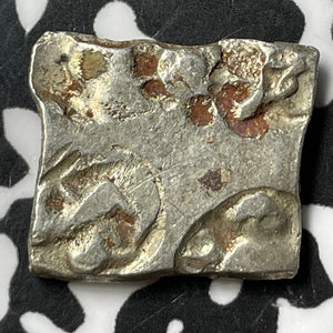 (322-185 BC) Ancient India Mauryan Empire 1 Karshapana Lot#D7581 Silver!
