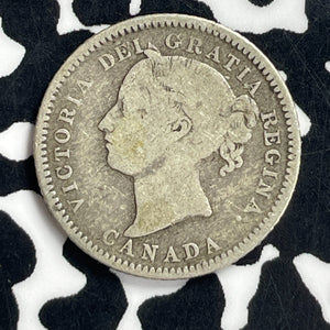 1880-H Canada 10 Cents Lot#T7056 Silver!