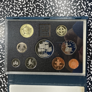 1996 G.B. 9x Coin Proof Set Lot#B2669 Including Silver! With Case & C.O.A.
