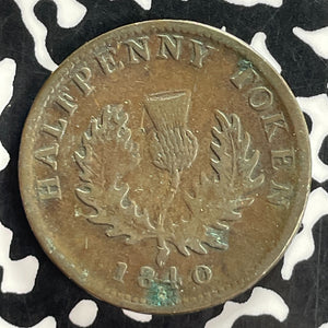 1840 Nova Scotia 1/2 Penny Token Lot#T7364
