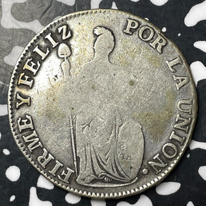 1835-Cuzco Peru 4 Reales Lot#JM8381 Silver!