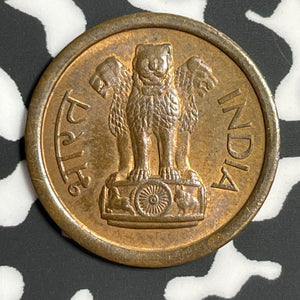 1958 India 1 Paise Lot#E6224 High Grade! Beautiful!