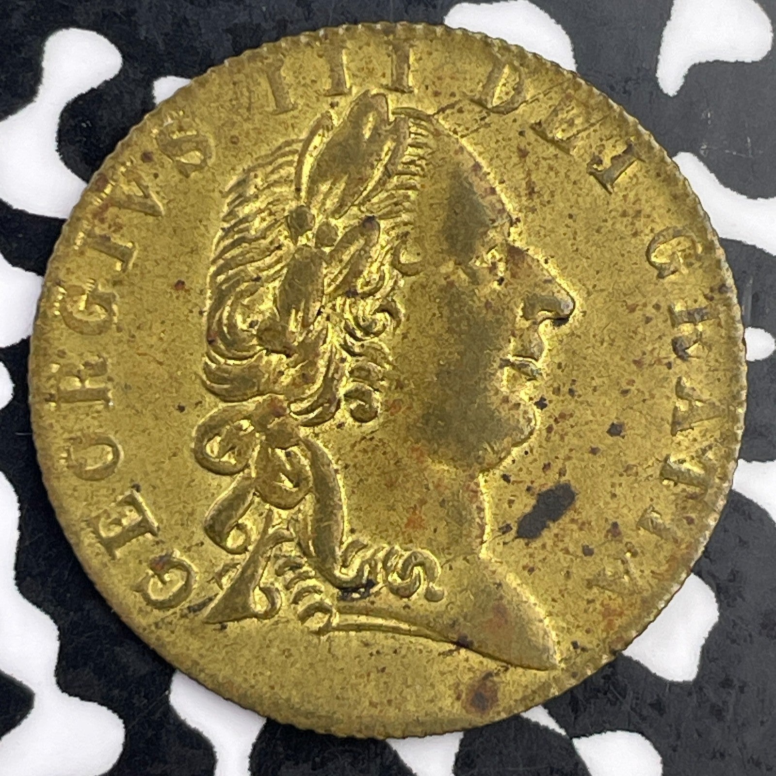 1790 Great Britain 1 Guinea Gaming Token Lot#F3288 High Grade! Beautiful!