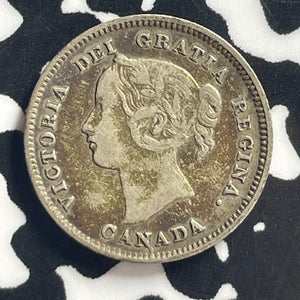 1893 Canada 5 Cents Lot#T7892 Silver! Nice!