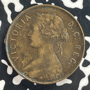 1880 Newfoundland Large Cent Lot#T7956 Round '0' Low