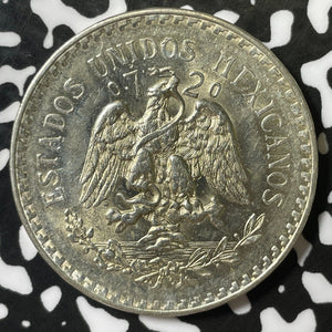 1944 Mexico 1 Peso Lot#E5018 Silver! High Grade! Beautiful!