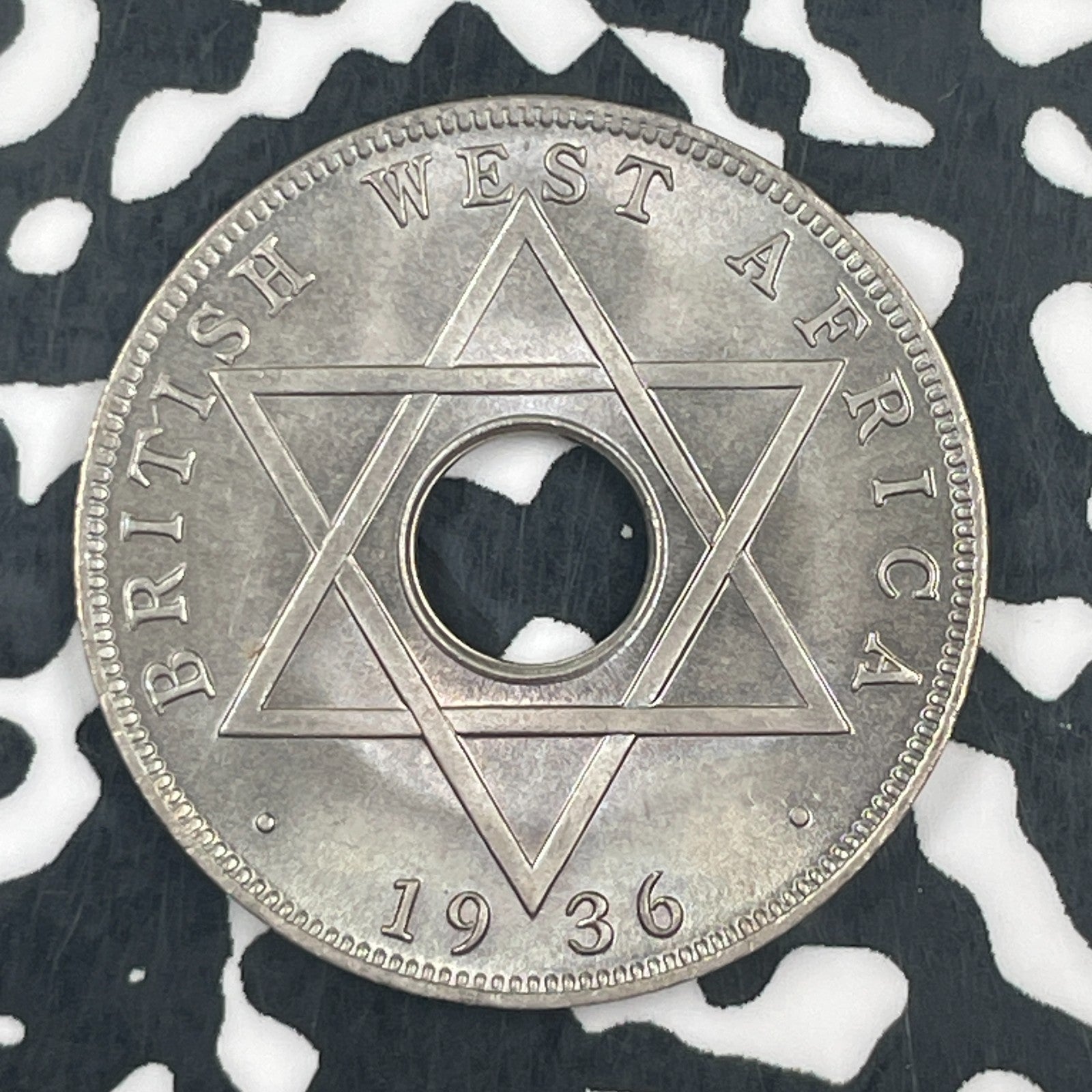 1936 British West Africa 1/2 Penny Half Penny Lot#F7807 High Grade! Beautiful!