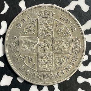 1849 Great Britain Godless Florin Lot#T0908 Silver!