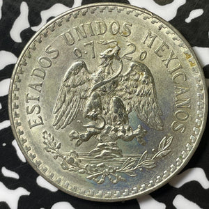 1933 Mexico 1 Peso Lot#E5000 Silver! High Grade! Beautiful!