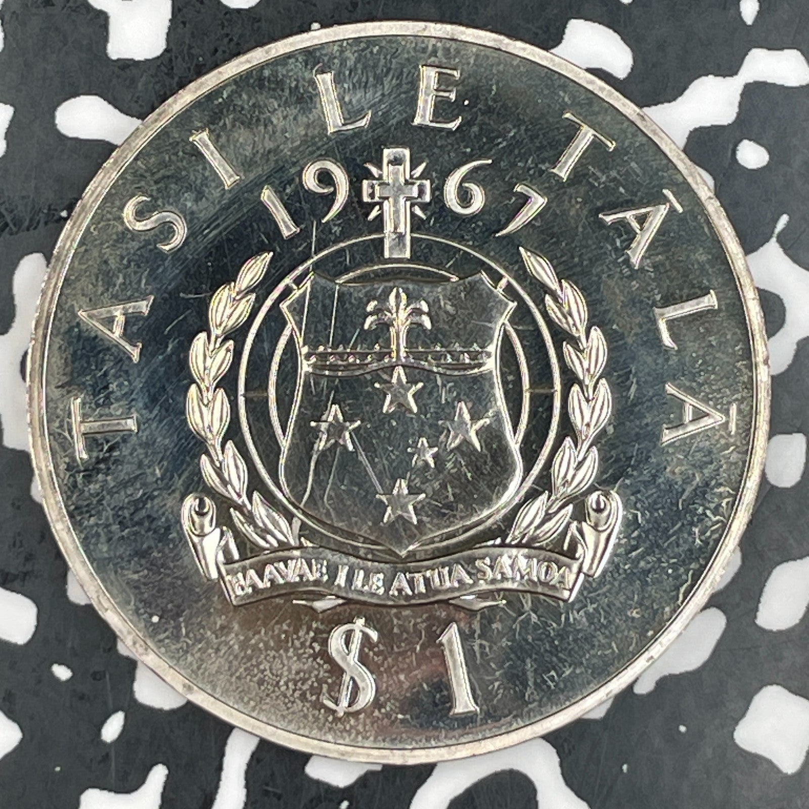 1967 Samoa $1 Dollar Lot#F7683 Proof!