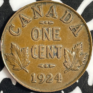 1924 Canada Small Cent Lot#D9570 Nice! Key Date!