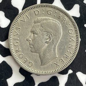 1952 Great Britain 6 Pence Sixpence Lot#C1300 Better Date!