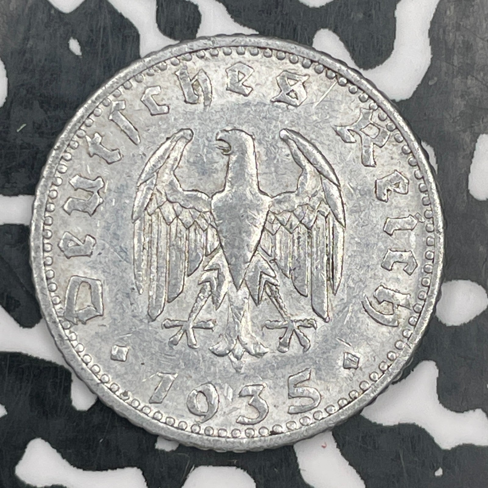 1935-D Germany 50 Pfennig Lot#F9433