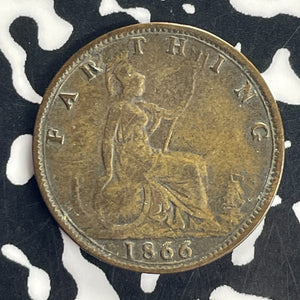 1866 Great Britain Farthing Lot#T8590
