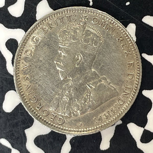 1913 Australia 1 Shilling Lot#T5924 Silver! Nice!