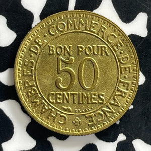 1926 France 50 Centimes Lot#C1280 High Grade! Beautiful!