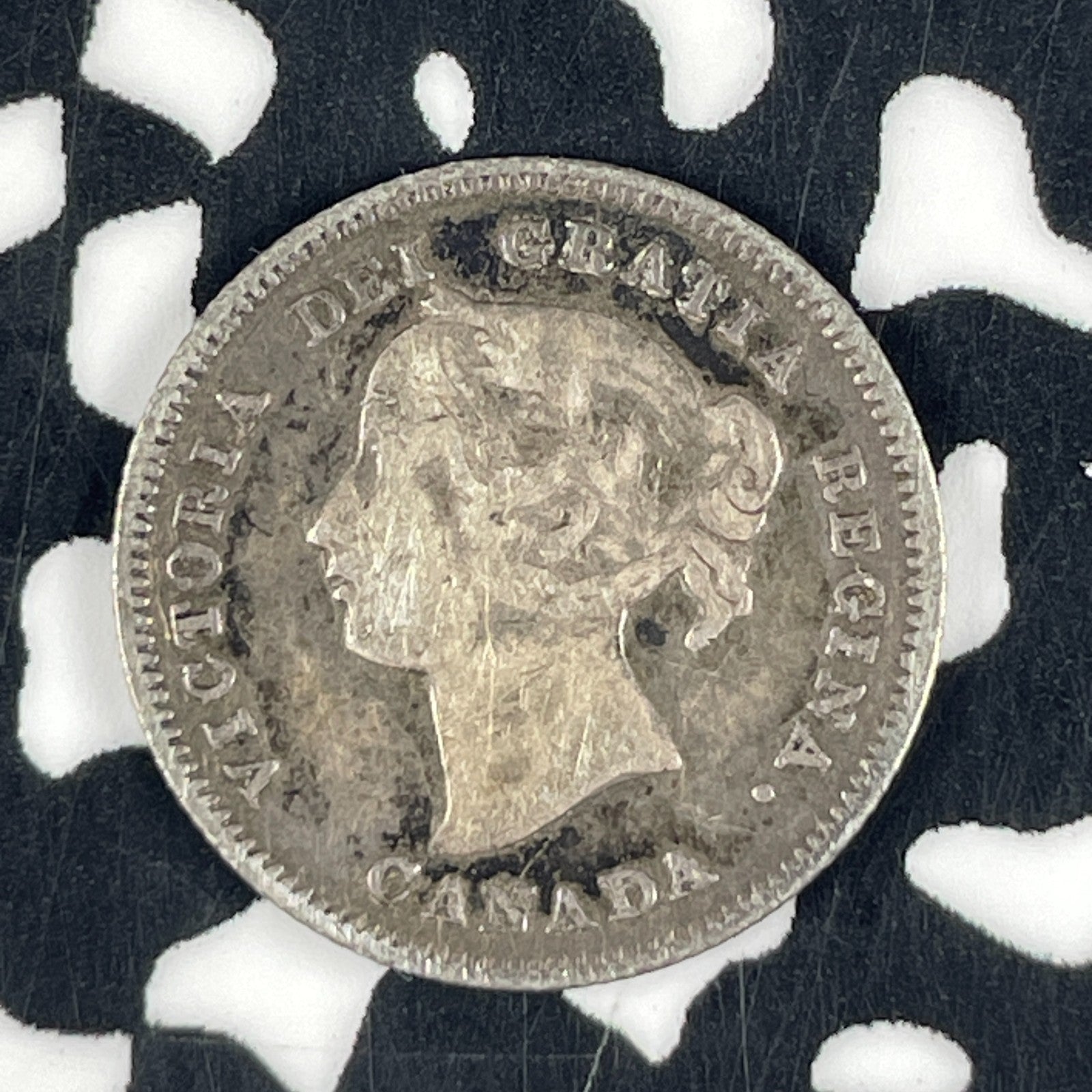 1901 Canada 5 Cents Lot#F1528 Silver!