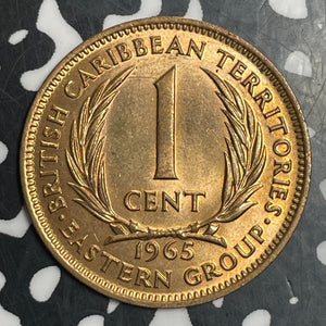 1965 Eastern Caribbean Territories 1 Cent Lot#T2721 High Grade! Beautiful!
