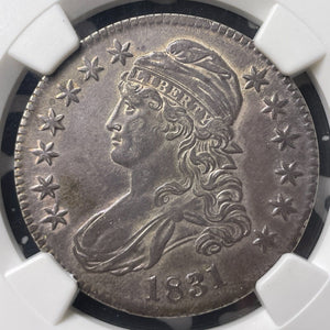 1831 U.S. Capped Bust Half Dollar NGC Cleaned-AU Details Lot#G9549 Silver!