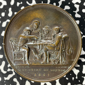 1861 G.B. Sir David Wilkie/Art Union Of London Medal Lot#OV1521 Rim Bumps, 54mm
