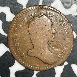 1759 Austria 1 Pfennig Lot#T6497 Slight Bend