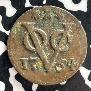 1764 Netherlands East Indies Zeeland 1 Duit Lot#T7437