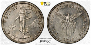 1928-M U.S. Philippines 20 Centavos Mule PCGS MS62 Lot#G144 Silver! Key Date!