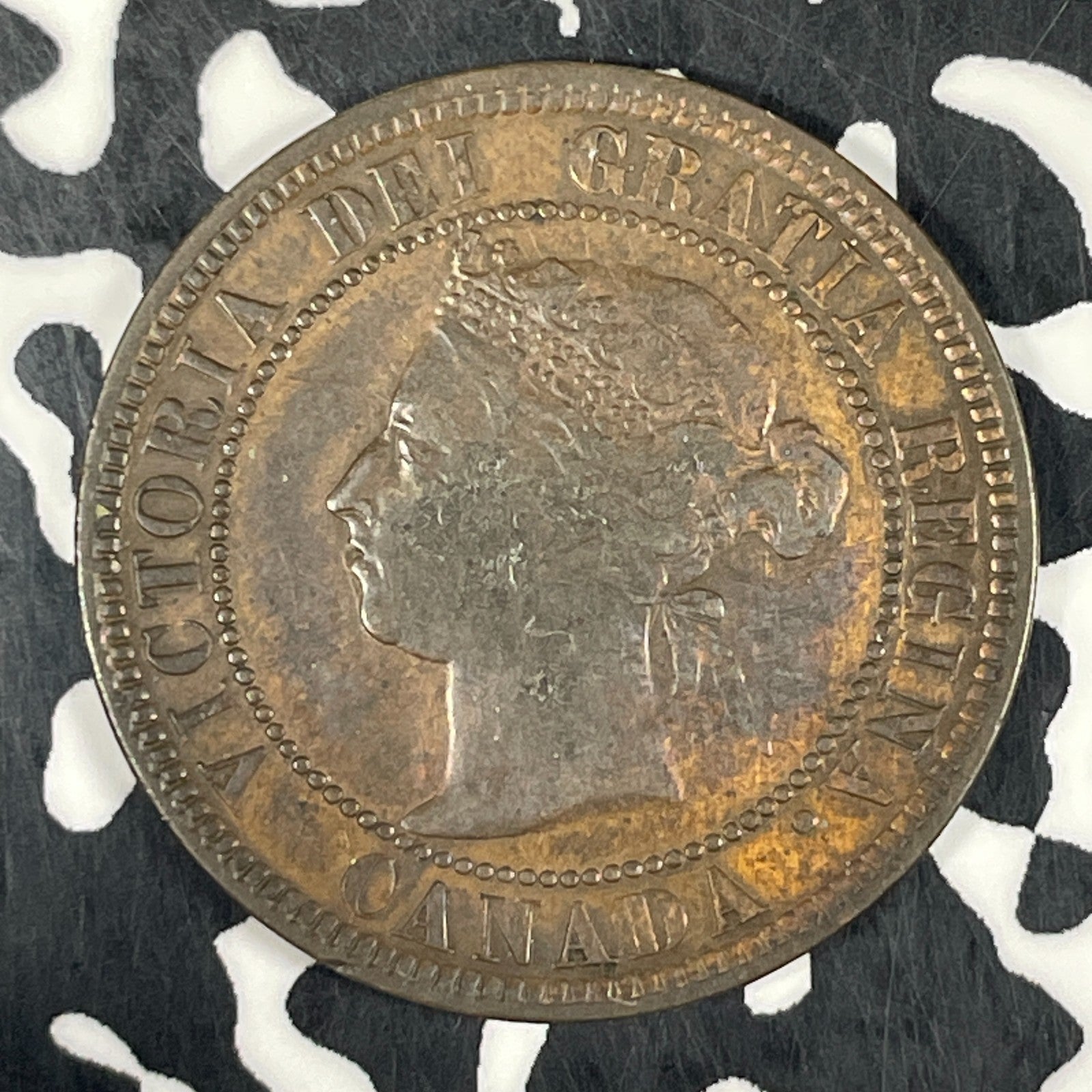 1882-H Canada Large Cent Lot#C6420 Old Cleaning